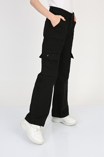 Zaziko Kids Kız Çocuk Ispanyol Paça Pantolon Pnt.0013-z