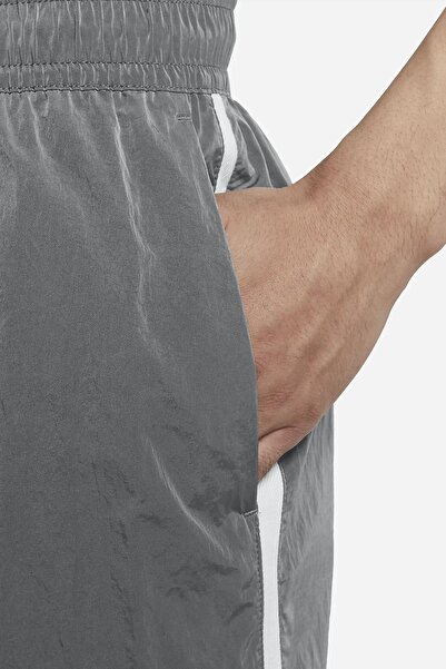 Nike Sportswear Mens Shorts Dokuma Gri Deniz Havuz Ve Günlük Erkek Şort