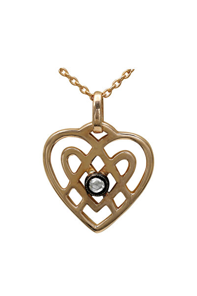 Ariş Elmas Kalp Kolye