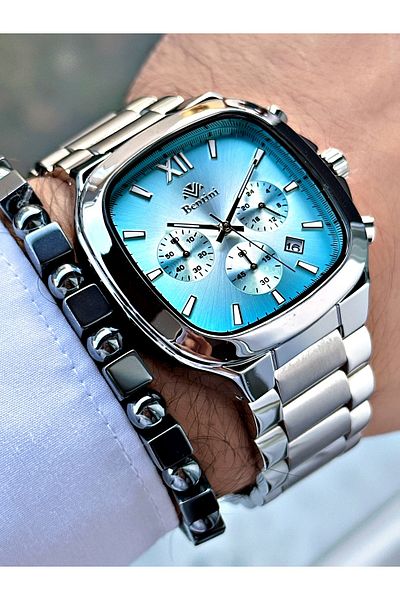 Bentini Bentini Square Case Function Men's Watch