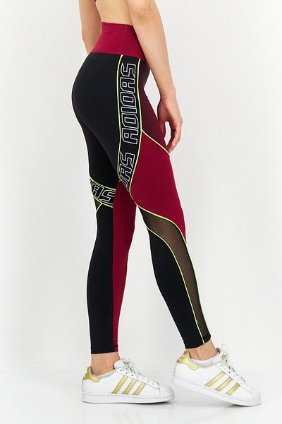 adidas Women Sportswear Fit Training Leggings, Burgundy Combo
