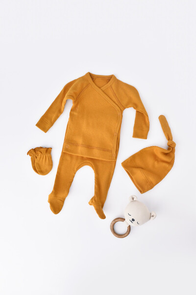 Evelise Set4piese: bluzapantalonicaciulitasimanusidinbumbacsimodal-SofranBaby...