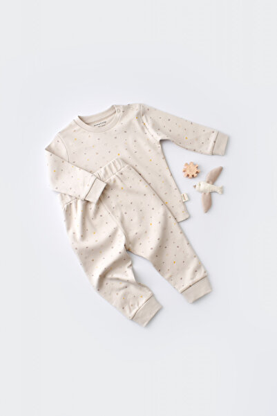 Evelise Setbluzitacumanecalungasipantalonilungi-bumbac100%-CremcubulineBabyCo...