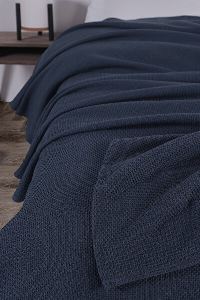 Evim Indigo Cotton Honeycomb Bedspread 160X230 cm Single