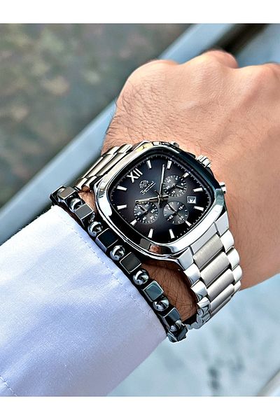 Bentini Bentini Square Case Function Men's Watch