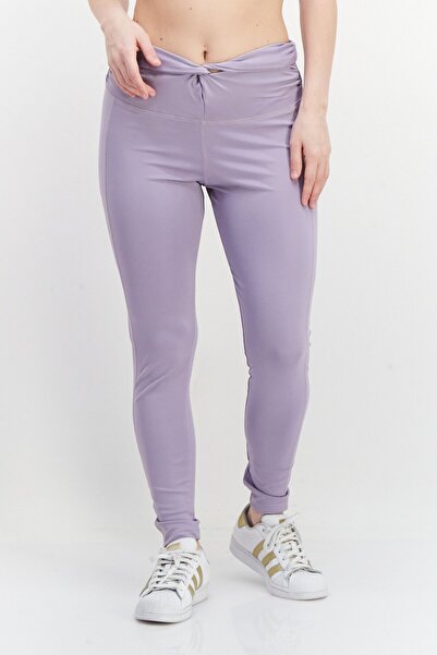 Ryder Act Women Full Length Solid Leggings, Purple