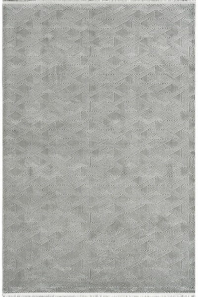 Royal Halı Arles FJ03B Gri Akrilik Yumuşak Dokulu Modern Halı Karademir Home