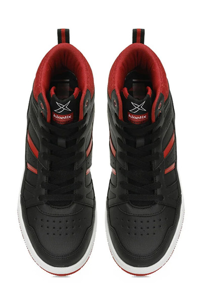 Kinetix RAYBERT PU HI 4PR Siyah Erkek High Sneaker SİYAH KIRMIZI