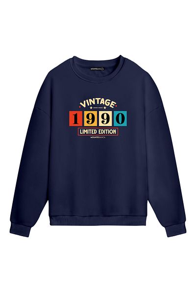 Mounte Bianca Unisex Vintage 1990 - Hanorac obișnuit