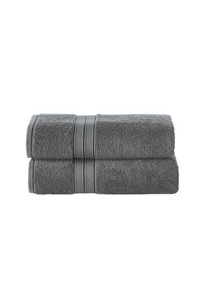 Donetella 2 - Pcs Premium Bath Towels (70x140cm) 600 GSM 100% Combed Cotton