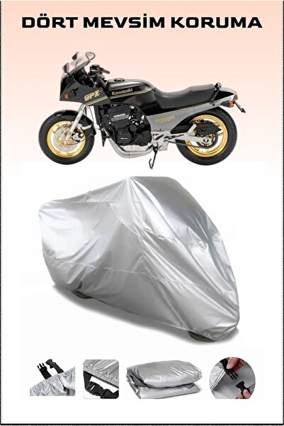 Breen دراجة نارية متوافقة مع Kawasaki GPZ 900 R - غطاء محرك القماش المشمع