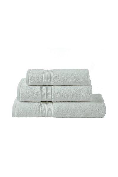 Donetella 3-Pcs Towel Set - Pcs 1 Bath Sheet, 1 Pcs Bath Towel, 1 Pcs Hand Towel 600 GSM 100% Combed Cotton