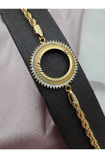 IŞILDAGOLD Quarter Bracelet (22 K Gold Plated)