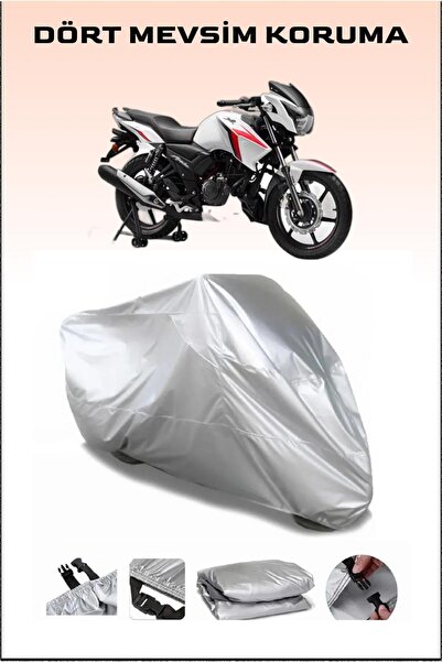 Breen Tvs Apache Rtr 160 Compatible Motorcycle - Tarpaulin Motor Cover