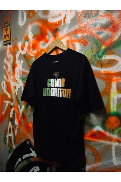 Spark Collection UFC Notorious Conor McGregor %100 Pamuklu Relax Kalıp Tshirt