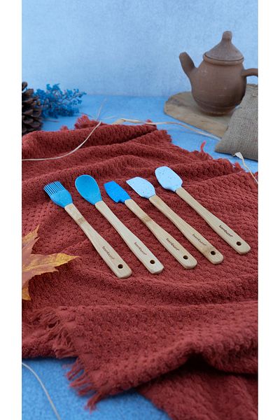 Bambum Zolly Blue 5 Piece Spatula Set