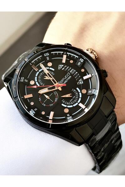 Ferrucci Men's Functions Active Steel Band Wrist Watch