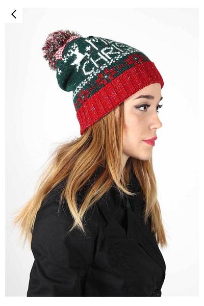 TRENDİN YOLU New Year's Winter Beanie Pompom Cap - Gift