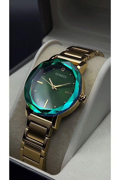 Homies Homi̇es Women's Wrist Watch Stainless Steel Cord 3 Atm Waterproof Wrist Watch