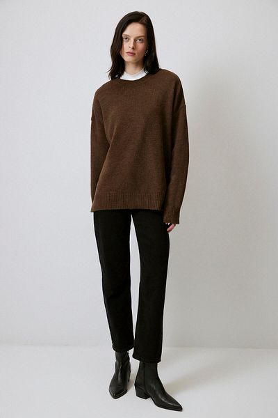 Touché Privé Solid Color Oversize Pullover