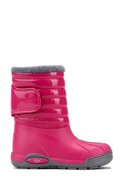 IGOR Παιδικές μπότες βροχής Topo Ski Charol Pink
