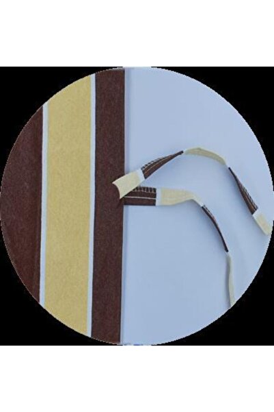 ALTINPAMUK Enxboy Προαιρετική Κουρτίνα Μπαλκονιού με Δαντέλα Κρέμα Καφέ Ty801