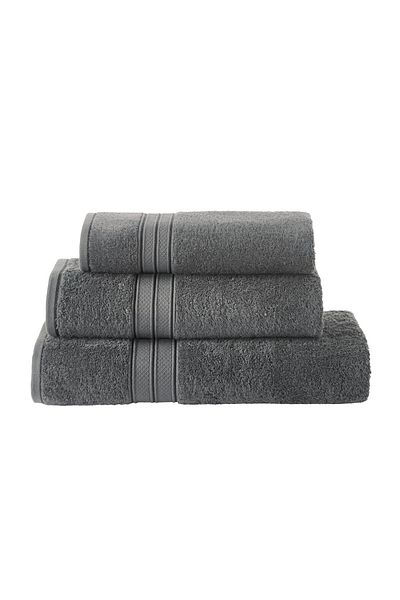 Donetella 3-Pcs Towel Set - Pcs 1 Bath Sheet, 1 Pcs Bath Towel, 1 Pcs Hand Towel 600 GSM 100% Combed Cotton