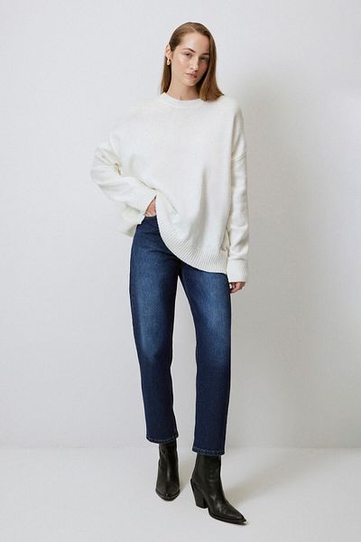 Touché Privé CULOARE SOLIDĂ Pulover OVERSIZE