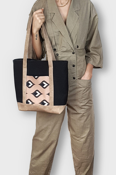 Ayşe Teyze'nin Çantaları Kadın Siyah Tote Çanta