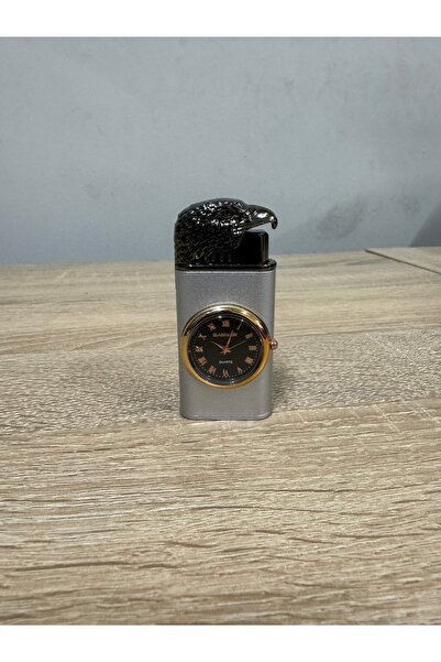 birdoz avm Kişiye Özel Isimli Saatli Kartal Tasarım Çift Alevli Özel Başlıklı Şık Tasarımlı Turbo Gazlı Çakmak