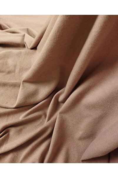 Kumaş Parça Рожевий в'язаний інтерлок з начосом - ширина 130 см, довжина 185 см