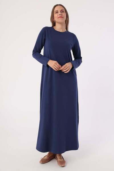 ALLDAY Rochie de lenjerie intimă cu mânecă lungă Indigo