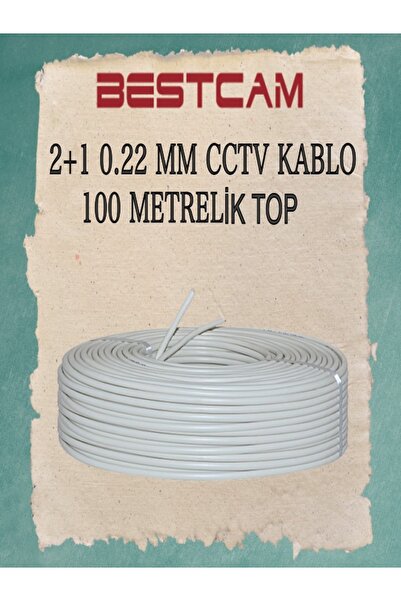 2+1 0,22 MM CCTV Kablo 100 Metrelik Top