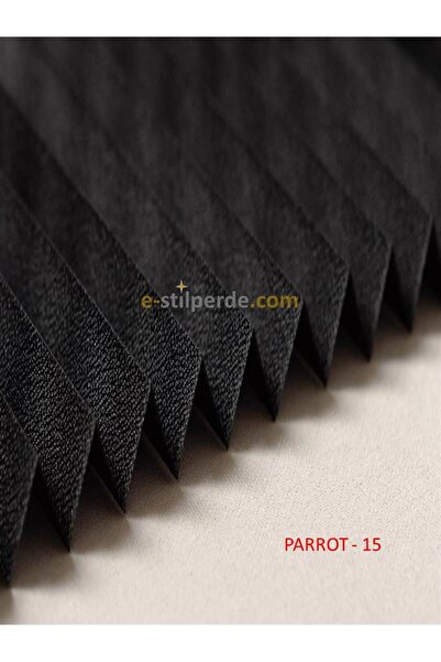 IŞILTI Perde Sistemleri Plicell Plise Perde Parrot - 15 Siyah