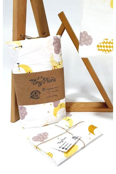tiny plans Elastic Baby Sheet - Pillowcase Set 70x110 Cm