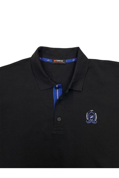 Masimar Men's Interlock Polo Neck Buttoned Sweatshirt