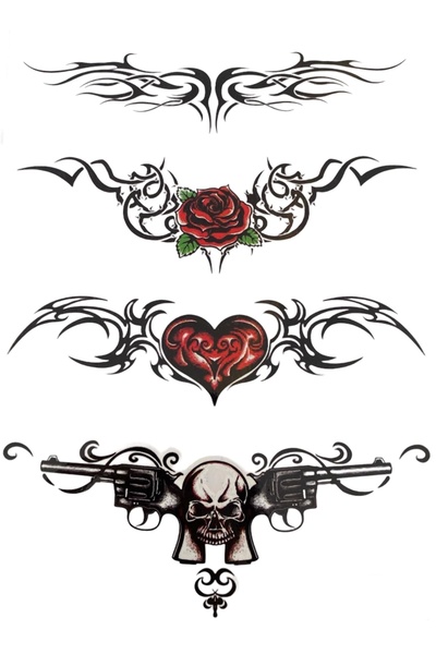 SERRANO Geçici Tribal Dövme Tattoo