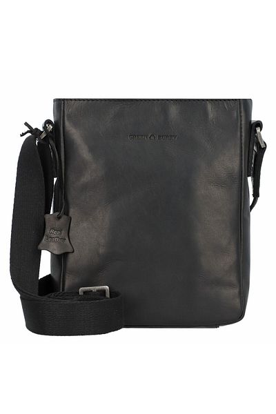 Greenburry Pure Black Geanta de umar Piele 17 cm