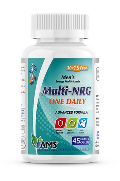 AMS Multi-NRG Tablets for Men, 45 Tablets