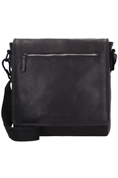 Jack Kinsky Kožená kabelka Brisbane cez 4 ramená 28 cm