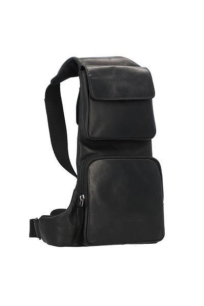 Greenburry Pure Black Geanta de umar Piele 16 cm