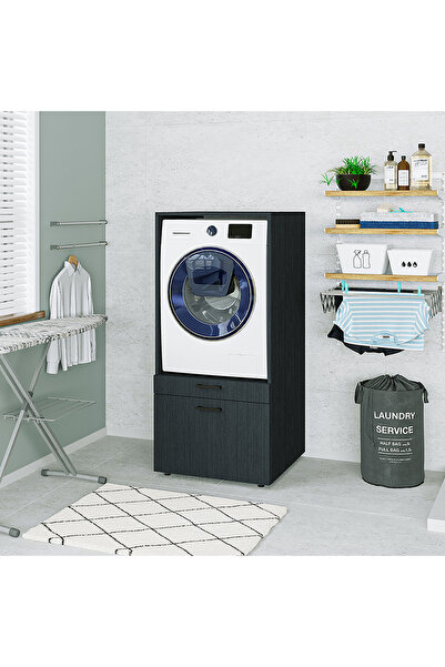 ROOMART 2 Çekmeceli Çamaşır ve Kurutma Makinesi Dolabı, Banyo Dolabı