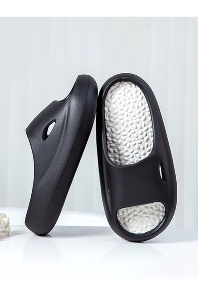 Sneak-a-Peek By Styli Cut-Out Detail Casual Non Slip Slides