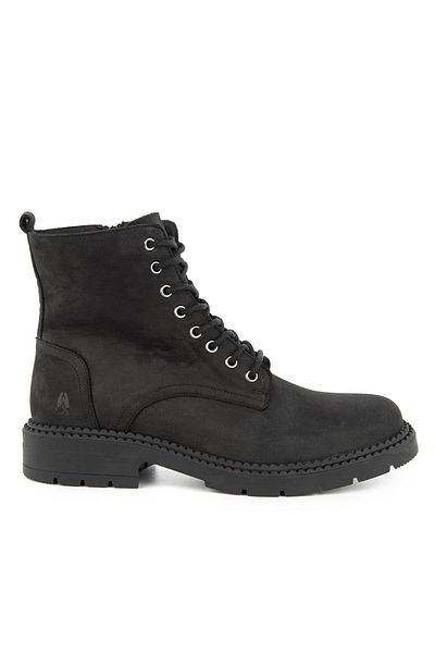 Hush Puppies Men's Boots - Nubuck Black Heilig