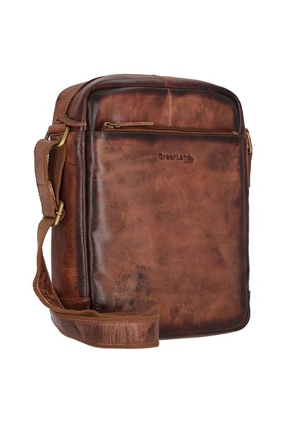 Greenland Nature Mascu &amp; Line Umhängetasche Leder 27 cm