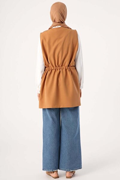 ALLDAY Soil-Zippered Belted Vest