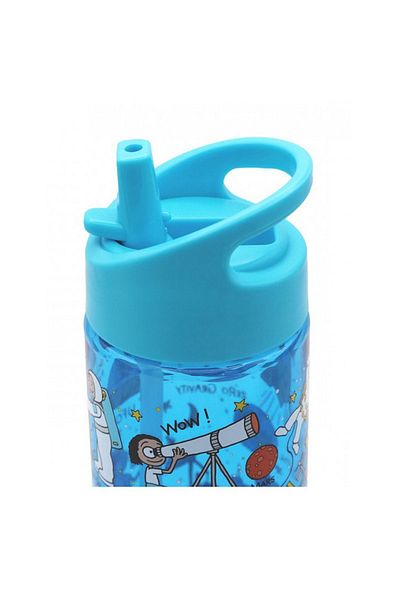 Tyrrell Katz 400ml Water Bottle with Straw - Space