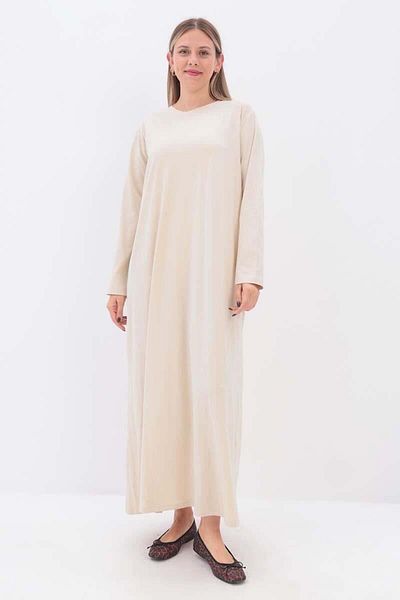 ALLDAY Stone-Long Sleeve Lingerie Dress