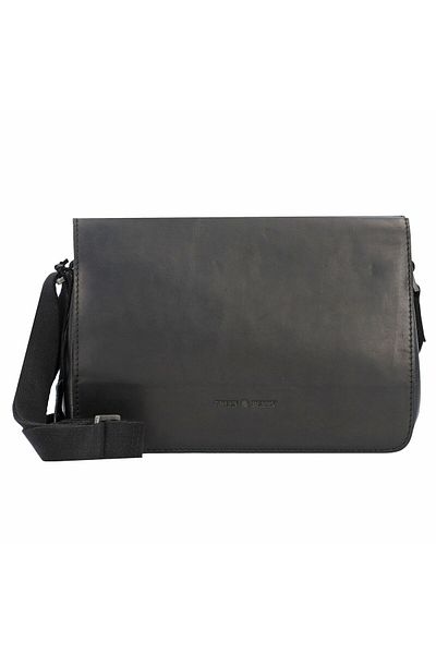 Greenburry Pure Black Geantă de umăr Piele 25 cm