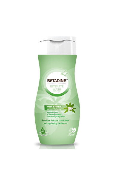 BETADINE Fresh & Active Lemon Verbena Intimate Wash, 50ml